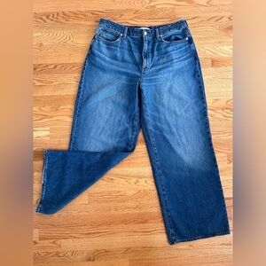 Madewell Curvy Superwide Leg jeans